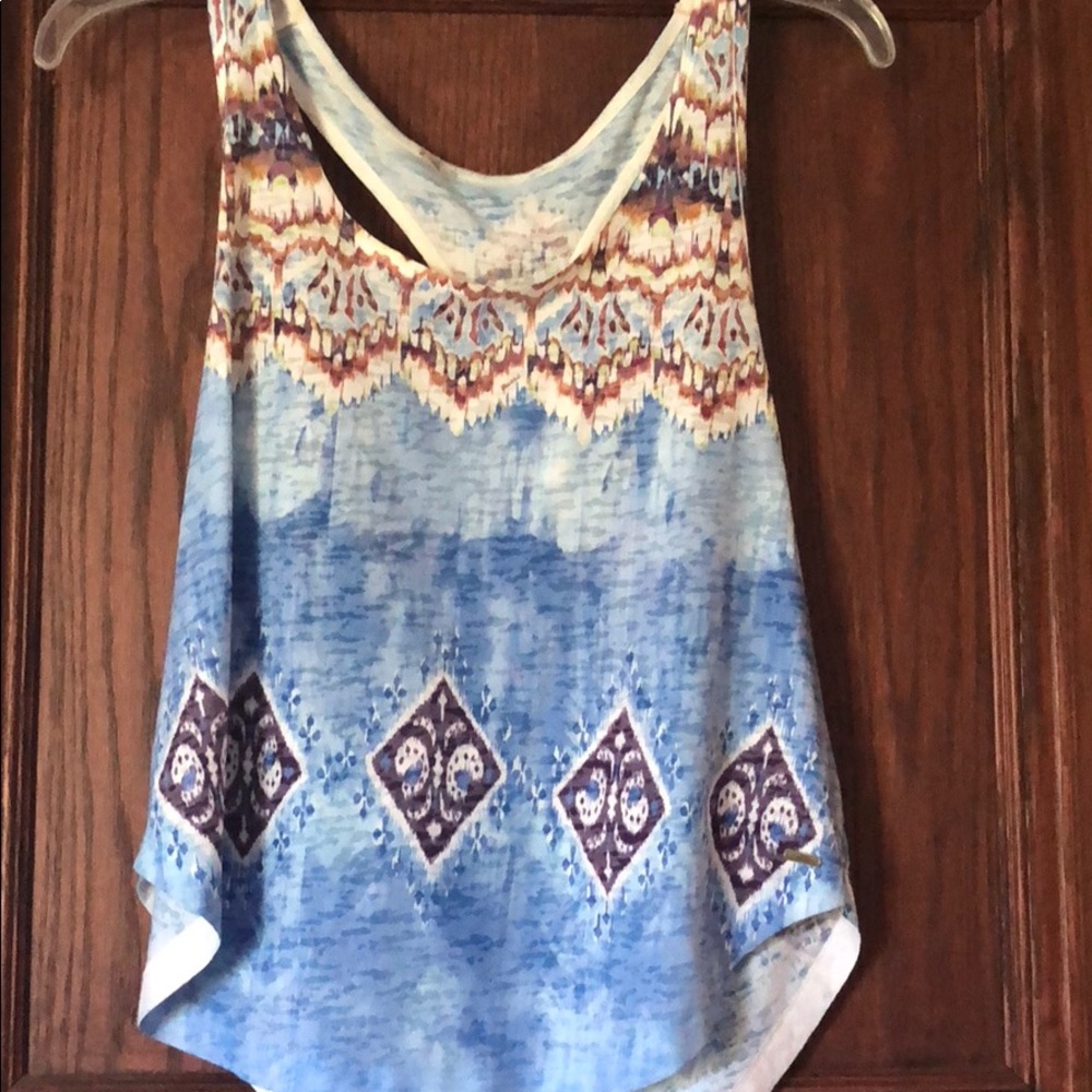 Flowy colorful tank